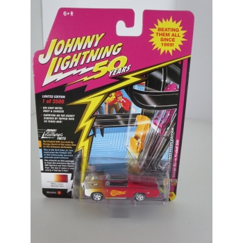 Johnny Lightning 1:64 George Barris Fireball 500 red gold white